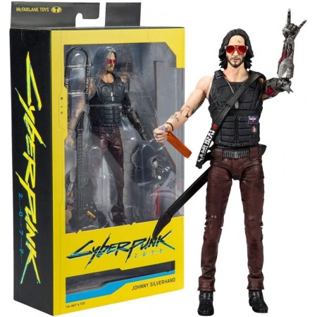 خرید اکشن فیگور Cyberpunk 2077 Johnny Silverhand  از برند McFarlane Toys