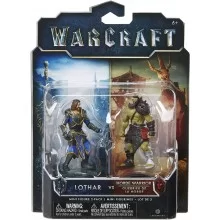Warcraft Lothar and Horde Warrior Mini Figure