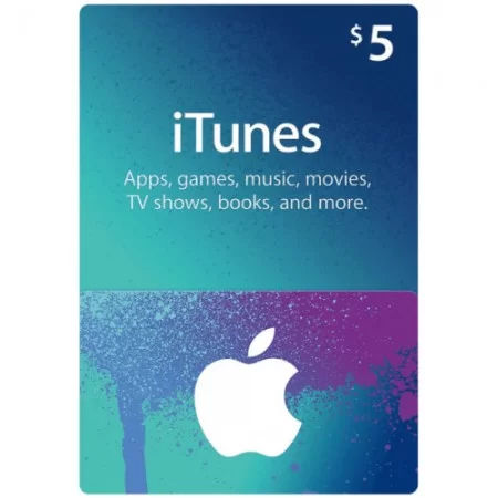 خرید گیفت کارت - Apple iTunes 5$ Gift Card - USD