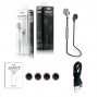 REMAX RB-S18 Magnetic BlueTooth Earphone - Black