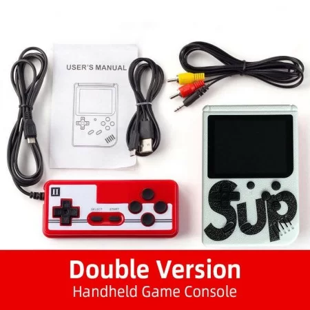 خرید کنسول دستی - Sup Double Game Box 400 in 1 - White