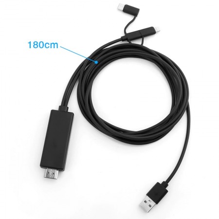 خرید کابل - 3in1 HDMI HDTV Cable