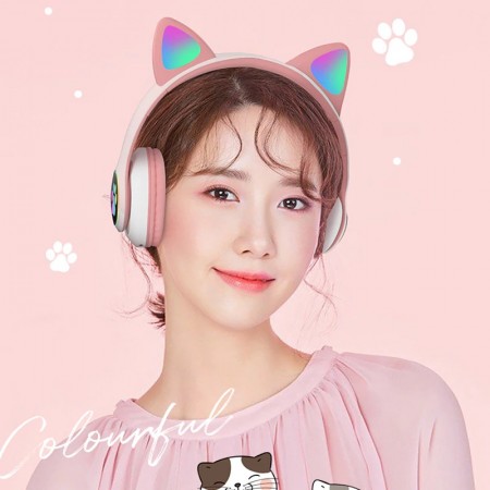 Docooler Cat Wireless Bluetooth Ear Headset STN-28