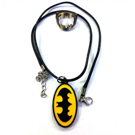 خرید گردن آویز - Ring & pendant : Batman