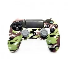Dualshock 4 Cover - Green Camouflag- PS4