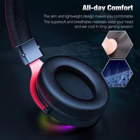 خرید هدست گیمینگ - Onikuma X10 Pro Gaming Headset - Black