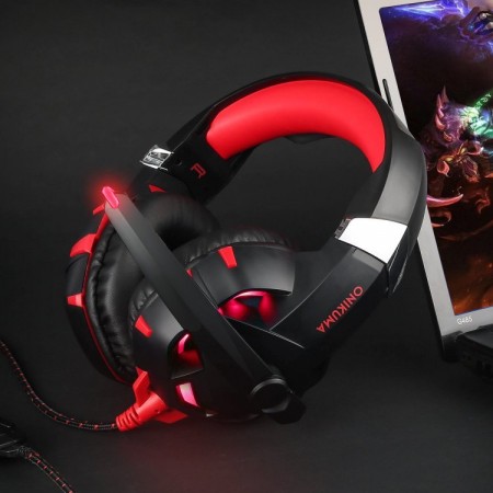 Onikuma K2 Pro Gaming Headset - Red