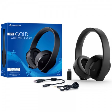 Playstation Gold Wireless Headset - New