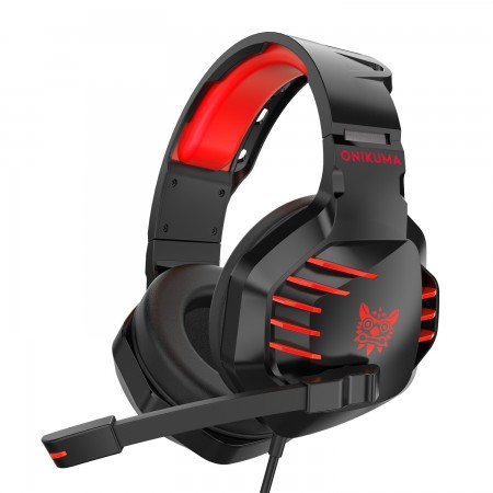 خرید هدست گیمینگ - Onikuma K17 Gaming Headset - Red/Black