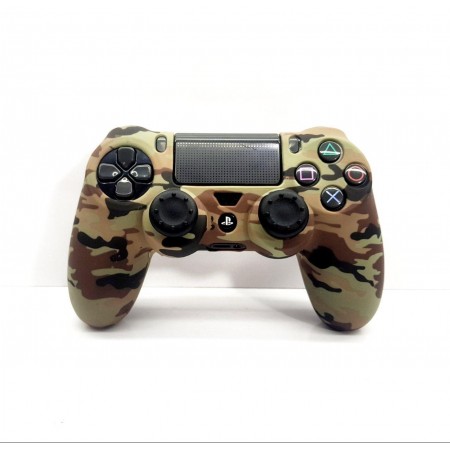 Dualshock 4 Cover - Green Camouflag- PS4