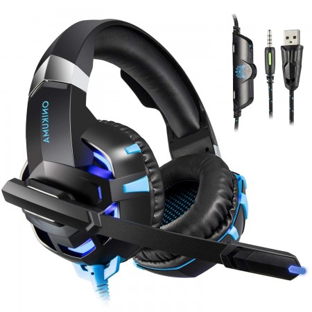 Onikuma K2 Pro Gaming Headset - Blue