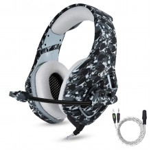 Onikuma K1B Gaming Headset - Grey Camouflage