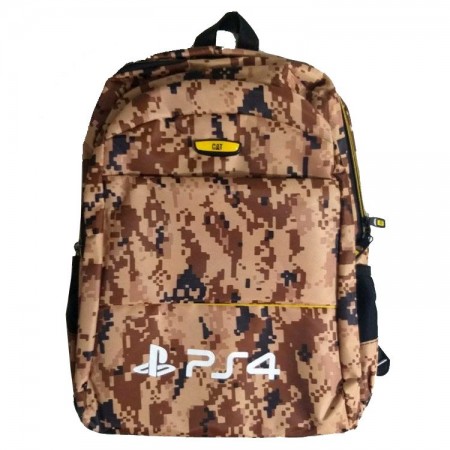 PS4 Backpack - Brown Camouflage