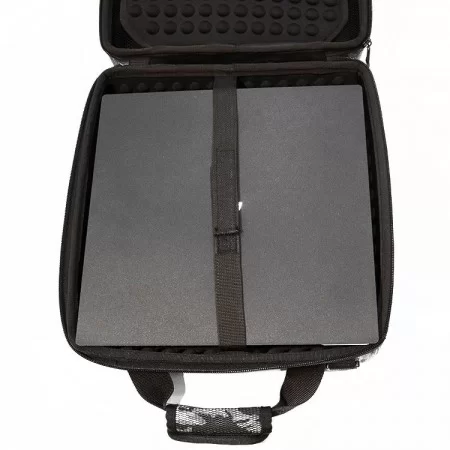 خرید کیف کنسول - PlayStation 4 Pro/Slim Hard Case - Black Leather