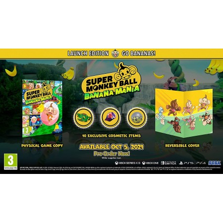 خرید بازی PS4 - Super Monkey Ball : Banana Mania Launch Edition - PS4