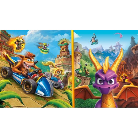 Crash Team Racing Nitro-Fueled + Spyro Game Bundle - PS4
