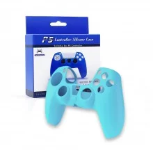 PS5 DualSense Controller Silicone Case - Simple Light Blue