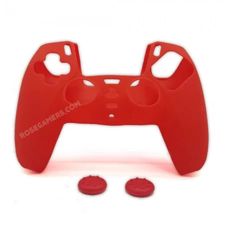 خرید روکش دسته PS5 - Silicone Case PS5 DualSense Controller - Red