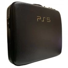 PlayStation 5 Hard Case - Black Leather