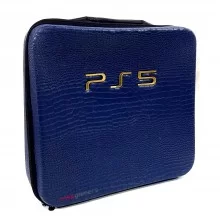 PlayStation 5 Hard Case - Code 03 - Blue Leatheer