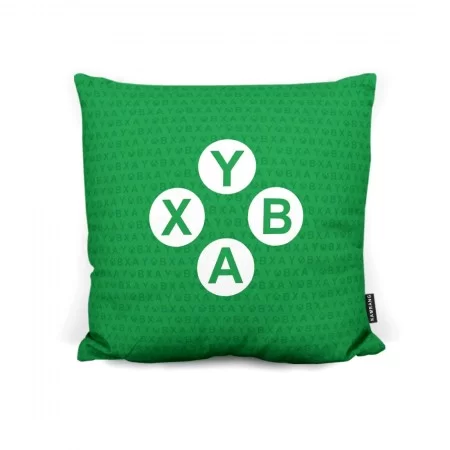 خرید کوسن گیمینگ طرح Xbox Green