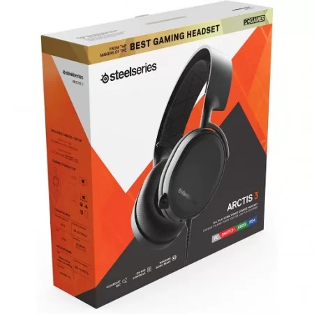 خرید هدست گیمینگ - SteelSeries Arctis 3 Gaming Headset - Black