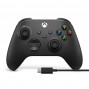 خرید کنترلر Xbox - Microsoft Xbox Wireless Controller + USB-C Cable - Carbon Black