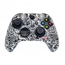 Xbox Controller - New Series - Silicone Case - M14 - Black/White