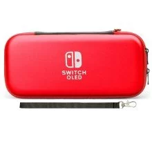 Game World Carry Case For Nintendo Switch Standard and OLED Model - Red