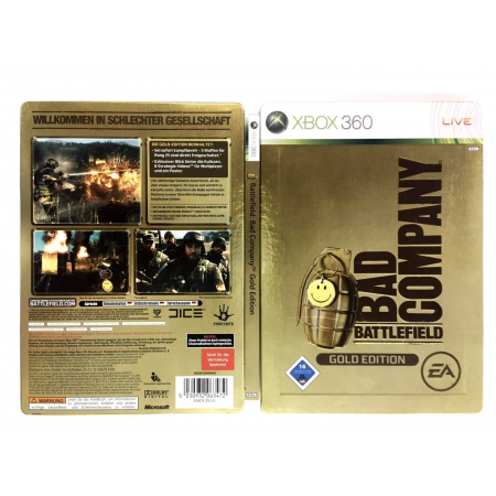 خرید استیل بوک - Battlefield: Bad Company - Limited Gold Edition - Xbox 360