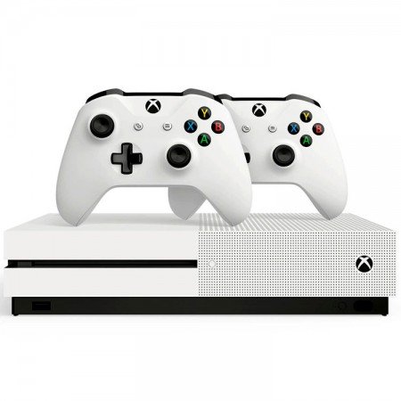 Xbox One S - 1TB - Two Controllers - With Game